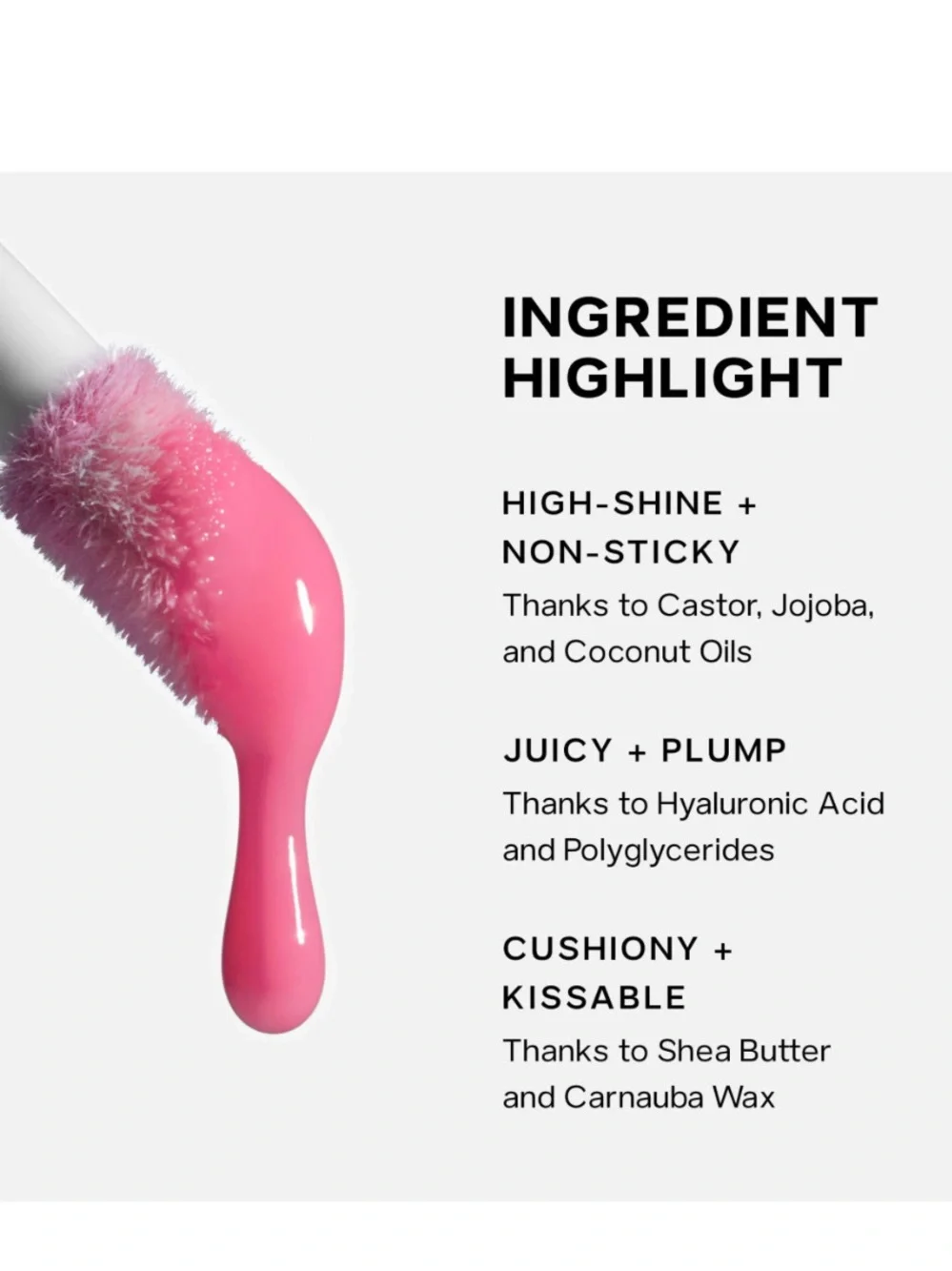 Saie Glossy Bounce Lipgloss in Shake BNIB